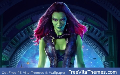 Zoe Saldana As Gamora PS Vita Wallpaper