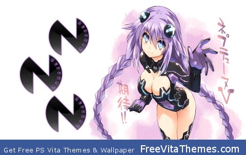 Hyperdimension Neptunia – Neptune PS Vita Wallpaper