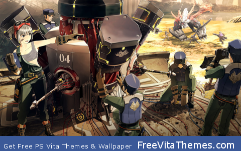 Support Team – God Eater PS Vita Wallpaper