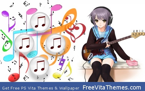 Anime – Music PS Vita Wallpaper