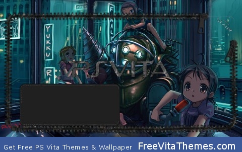Bioshock Anime version PS Vita Wallpaper