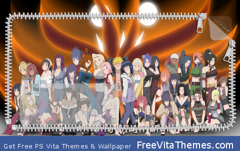 Naruto Harem PS Vita Wallpaper